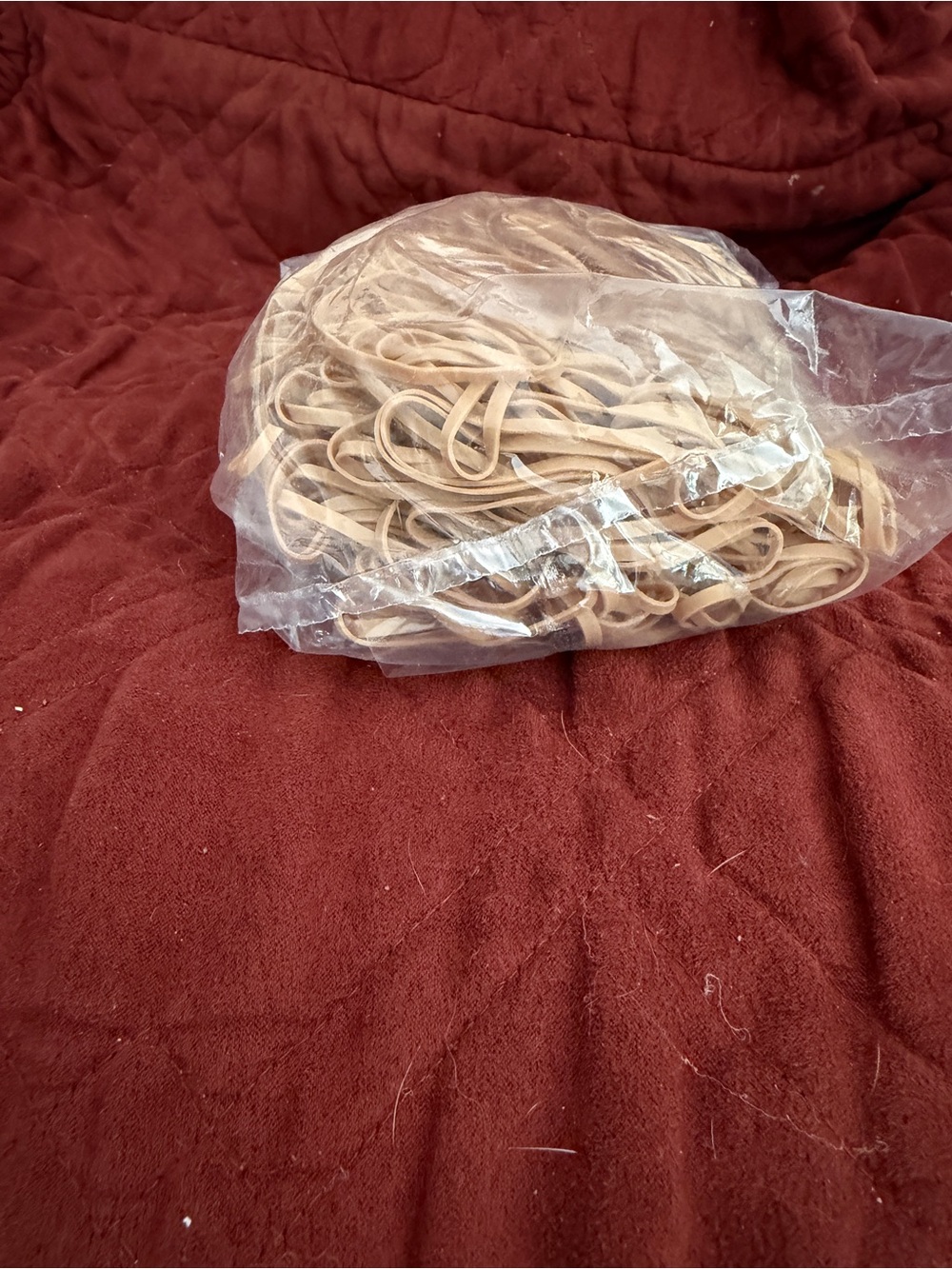 Beige Natural Rubber Bands - Multipack - Picture 2 of 3